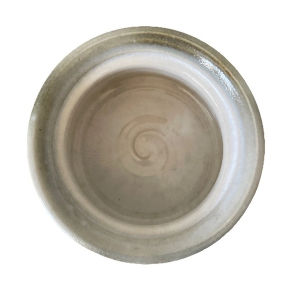 Glazed Ceramic Pot With Lid Green Handmade Punch Pot Spice Jewelry Candy Dish - Picture 4 of 6